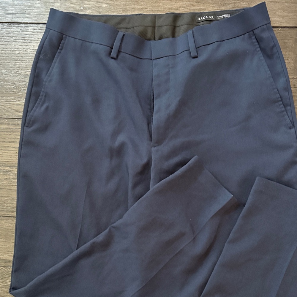 Haggar Men's Navy Dress Pants
